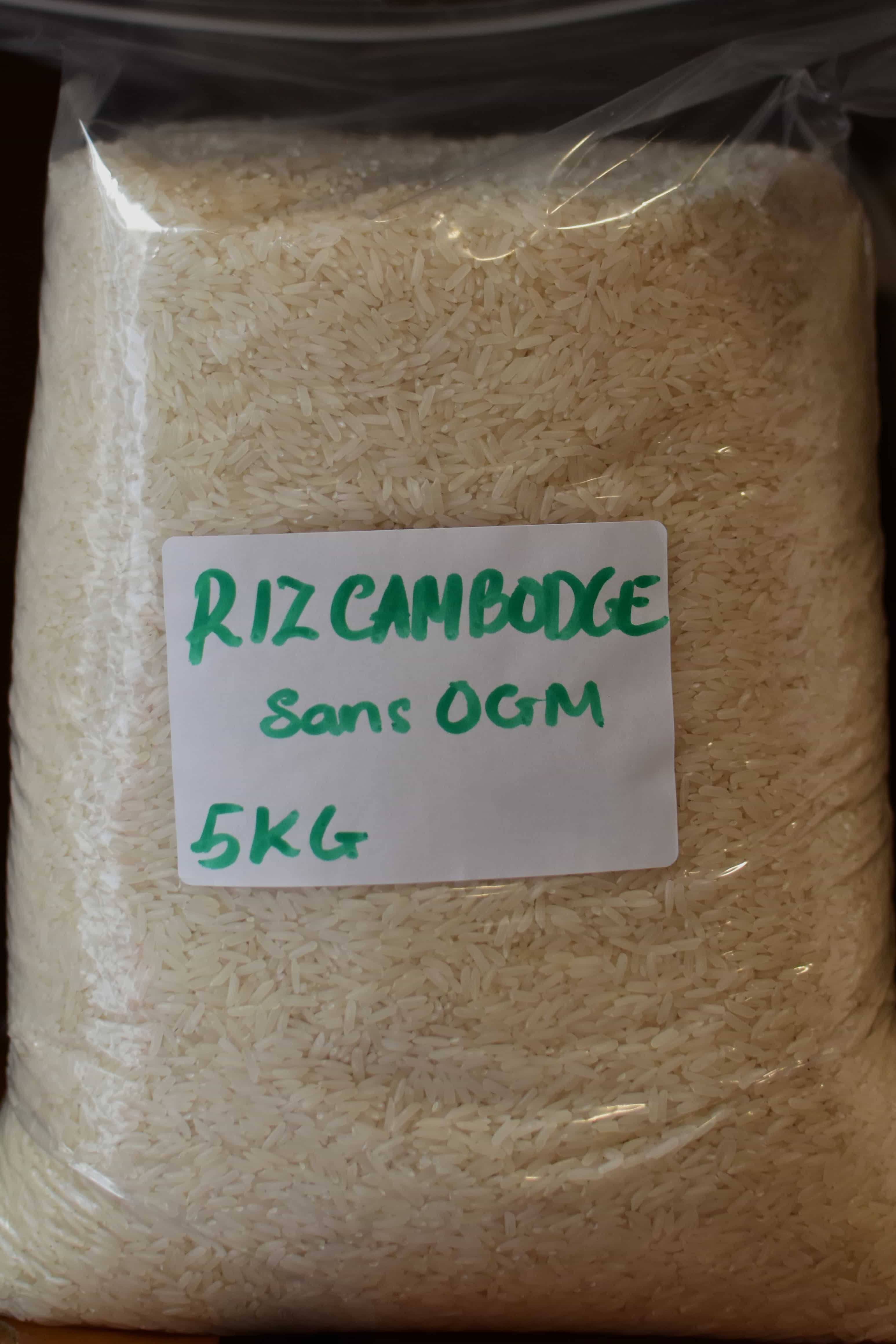 Riz Cambodge sans OGM